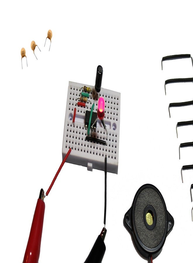 ProTechTrader Make: Easy Electronics Kit Bundle - Includes Paperback Handbook by Charles Platt and Electronic Components Pack by ProTechTrader - STEM Educational DIY - Image 5